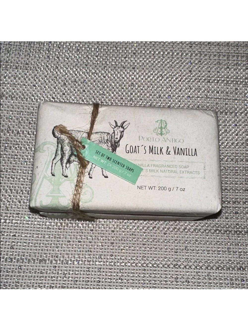 Castelbel Goat’s Milk Natural Extract Vanilla Fragranced Soap Gift Pack 2 Bars